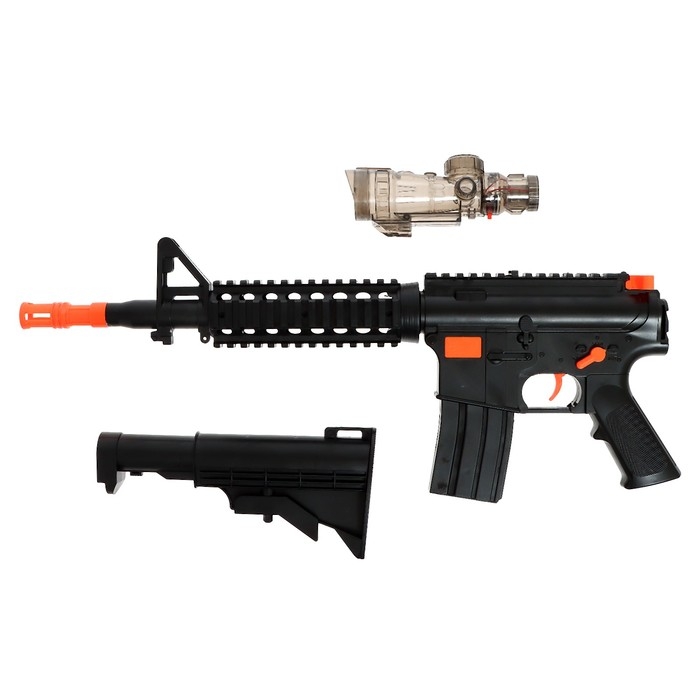 Автомат &laquo;Вперёд&raquo;, гелевые и мягкие пули, свет