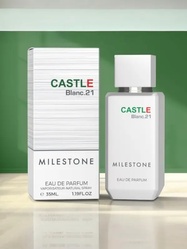 Парфюмерная вода мужская Milestone CASTLE BLANC.21, 35 мл (мотив Eau De Lacoste Blanc)