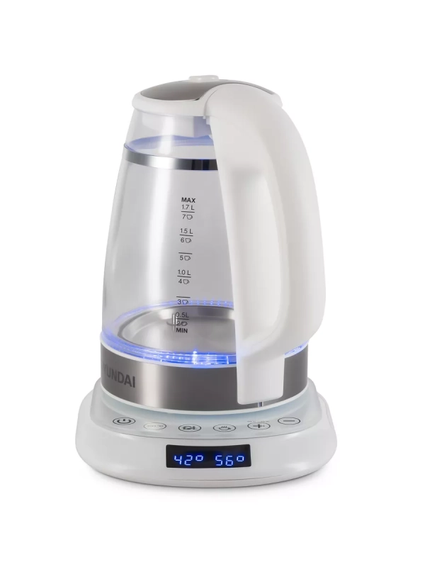 Чайник HYK-G5507 1.7л. 2200Вт белый