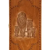 Нарды Семья льва 37*20 см