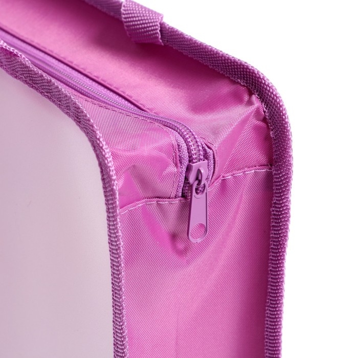 Папка с ручками А4, 330 х 260 х 75 мм, пластиковая, ручки-тесьма, Calligrata "Совушки"