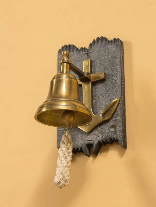 Рында "Якорь" 18х11 см алюминий