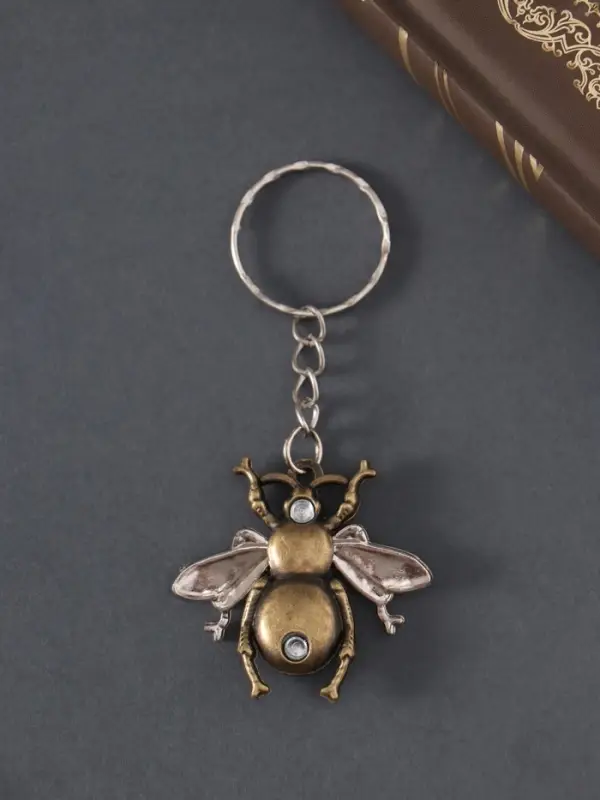 Брелок металл "Пчела" МИКС 4х3,5 см
