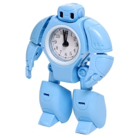 Робот &laquo;Будильник&raquo;, трансформируется, звуковые эффекты, цвет голубой