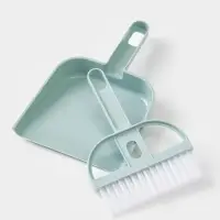 Набор для уборки мини: совок, щетка 19х12 см