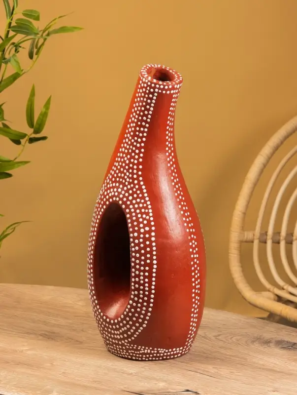 Ваза терракота &laquo;Рамос&raquo;, 22&times;19&times;54 см, керамика