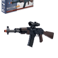 Автомат "АК-47", стреляем мягкими пулями с гильзами