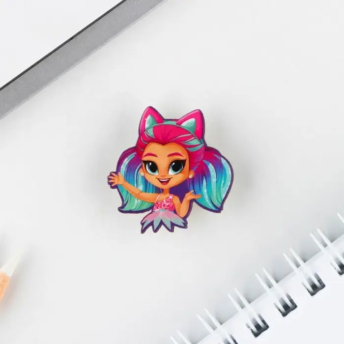 Значок с наклейками &laquo;Самой милой принцессе&raquo;, 6.5 х 9 см