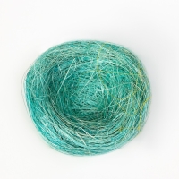 Гнездо, крашеная солома, 7 см, микс цветов