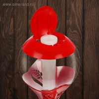 Башня пивная &laquo;Шар&raquo;, 3 л, цвет красный