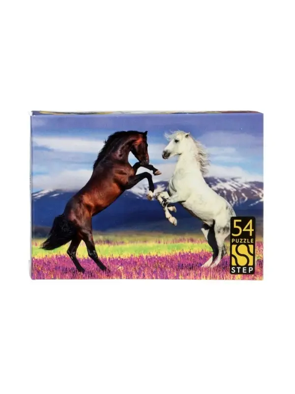 Пазл 54 эл. "Лошади. Символ года" МИКС