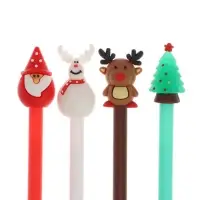 Ручка гелевая-прикол &laquo;Дед Мороз/Елка/Олень/Снеговик&raquo;, МИКС (штрихкод на штуке)