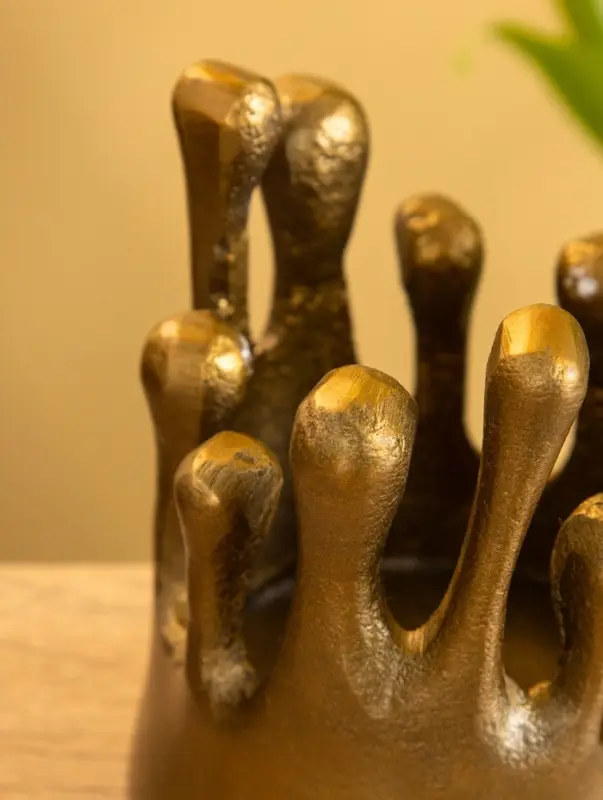 Подсвечник "Огар" 9х9х11 см, алюминий