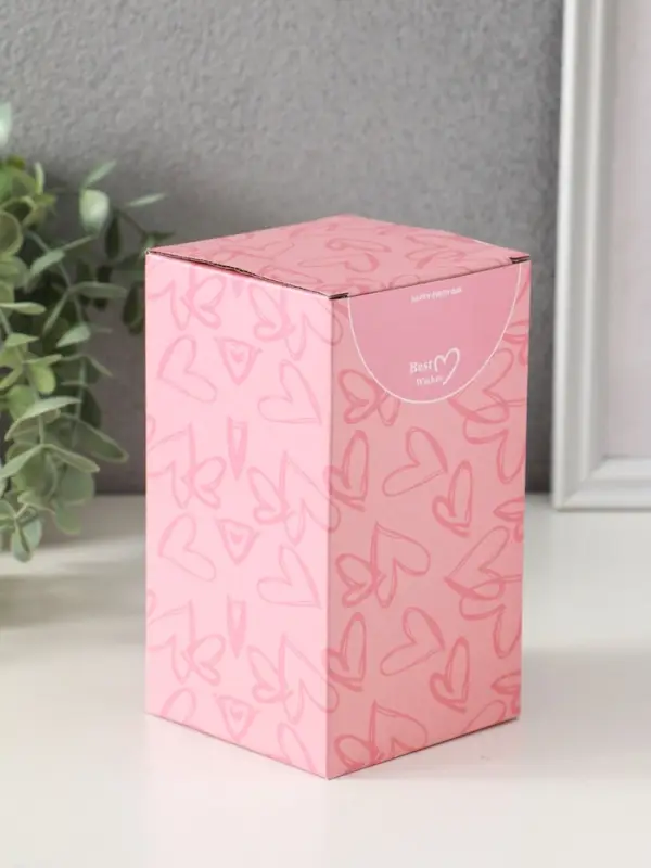 Сувенир пластик "Бабочки на колбе" LED 2хAG13 + наклейки бабочки 8,5х8,5х15 см