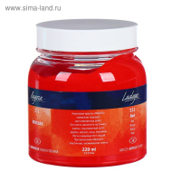 Краска акриловая художественная в банке 220 мл, ЗХК "Ладога", красная, 2223331