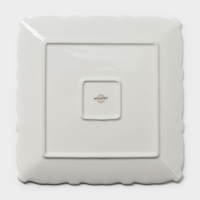 Тарелка фарфоровая пирожковая Magistro Kingdom, 26&times;2 см