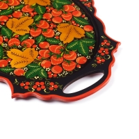 Поднос &laquo;Хохлома&raquo;, овал, ручная роспись, 41х25см