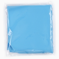 Лоскут для рукоделия, атлас однотонный голубой, 50 &times; 50 см