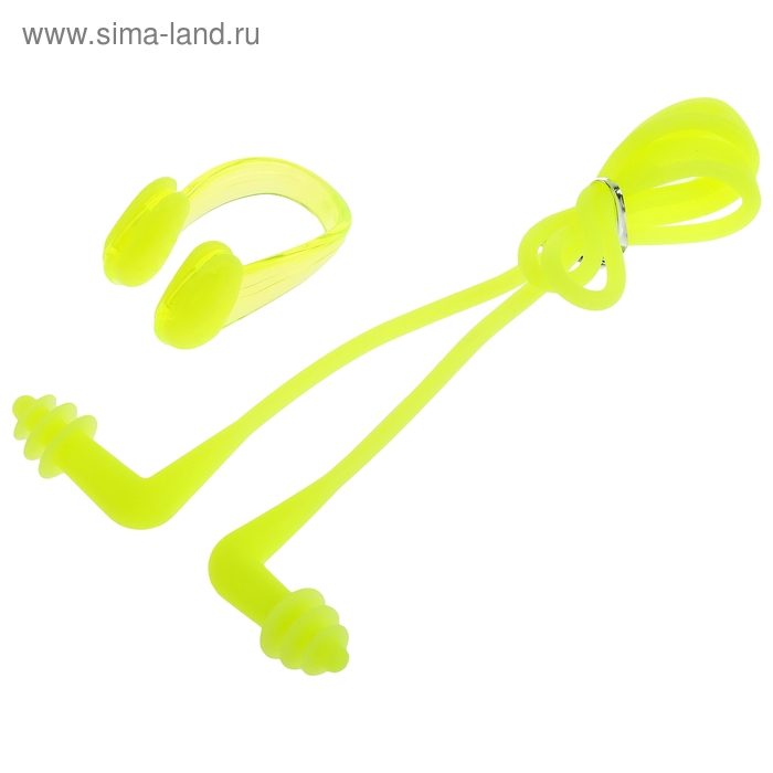 Беруши для плавания ONLYTOP, зажим для носа, цвета МИКС Беруши для плавания ONLYTOP, зажим для носа, цвета МИКС