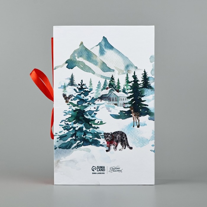 Коробка‒книга &laquo;Сказочного праздника&raquo;, 20 х 12.5 х 5 см, Новый год