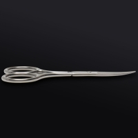 Ножницы маникюрные &laquo;Premium&raquo;, загнутые, широкие, 9 см, на блистере, цвет серебристый