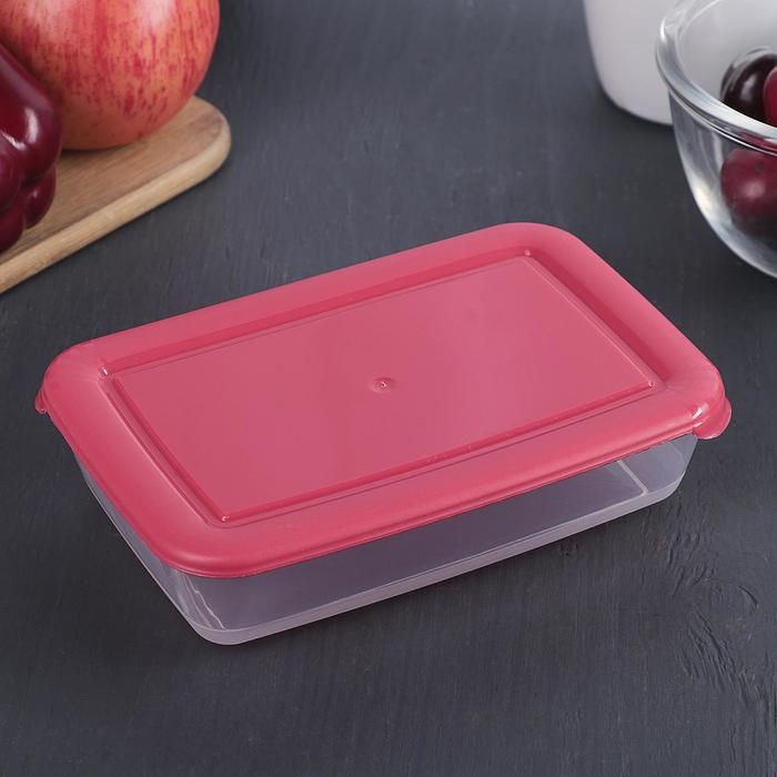 Контейнер пищевой &laquo;Лайт&raquo;, 450 мл, цвет прозрачный, крышка МИКС