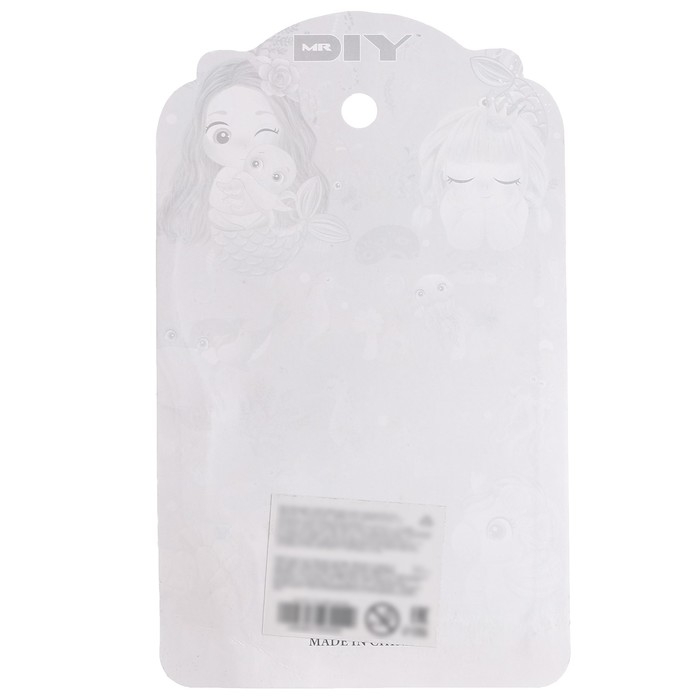 Печать цветная &laquo;Русалочка&raquo;, набор 3 шт., ролик-печать с 2 насадками, штемпельная подушка