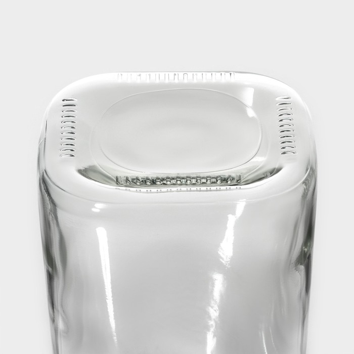 Бутылка стеклянная для масла с кисточкой Доляна &laquo;Коралл&raquo;, 600 мл, 8,5&times;7&times;18 см