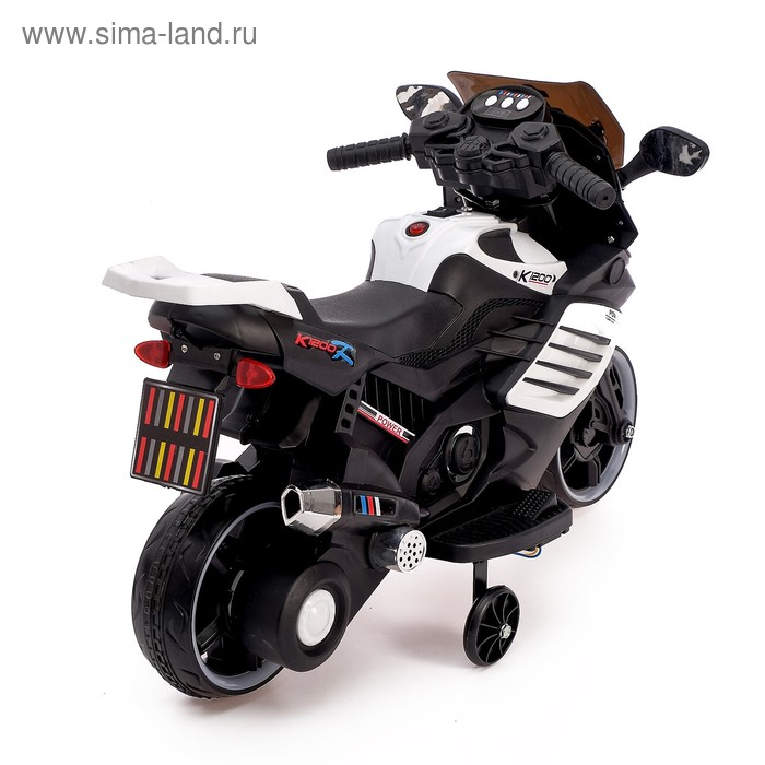 Электромобиль &laquo;Спортбайк&raquo;, цвет белый