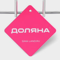 Подставка для крышек на 5 предметов Доляна, 22,5&times;20,5&times;16,5 см, цвет хром