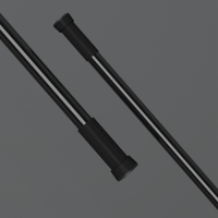 Карниз для ванной SAVANNA, телескопический, 110-200 см, цвет чёрный