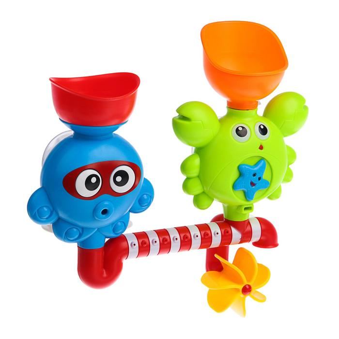 Игрушка для ванны &laquo;Водная забава&raquo;, на присоске, Крошка Я