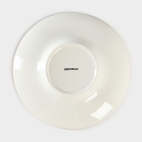 Тарелка фарфоровая для пасты Доляна &laquo;Космос&raquo;, 150 мл, d=21 см, цвет красный