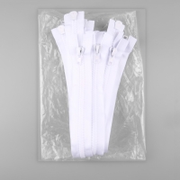 Молния &laquo;Трактор&raquo;, №8, разъёмная, 2 замка, замки автомат, 100 см, цвет белый, цена за 1 штуку