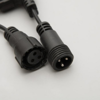 Гирлянда &laquo;Занавес&raquo; 2 &times; 6 м, IP44, УМС, тёмная нить, 1440 LED, свечение белое, мерцание, 220 В