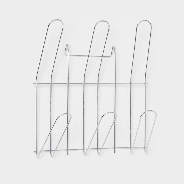 Сушилка для посуды Доляна &laquo;Стойка&raquo;, 8-образная, 40&times;23,5&times;34 см, цвет хромированный