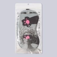 Маска для сна &laquo;ЛАПКИ&raquo;, 19,5 &times; 9,5 см, резинка одинарная, цвет МИКС