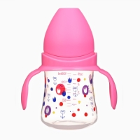 Бутылочка для кормления &Oslash;50мм ШГ, +0мес., 150мл, цвет розовый