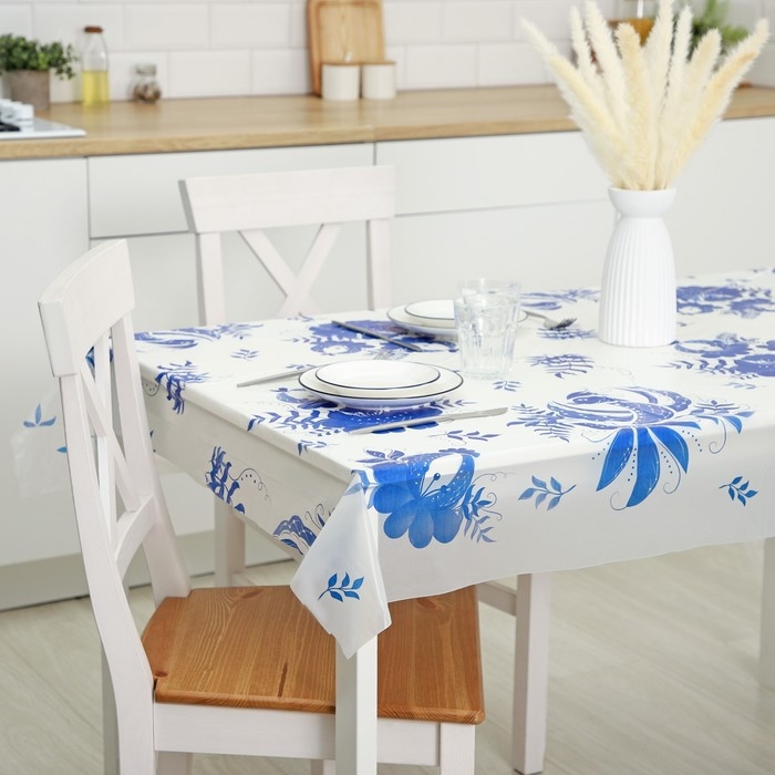 Скатерть без основы одноразовая &laquo;Русские узоры&raquo;, 110&times;220 см, МИКС