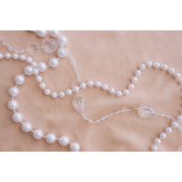 Жемчуг на нитях, круглый, 6 мм, 9 &plusmn; 1 м, цвет белый