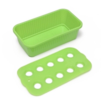 Ящик для выращивания зелёного лука, 29 &times; 16 &times; 8,5 см, 2,5 л, 10 лунок, зелёный, Greengo