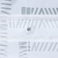 Штора для ванны Доляна &laquo;Квадро&raquo;, 180&times;180 см, EVA