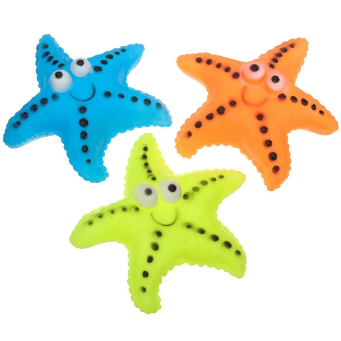 Резиновая игрушка для ванны &laquo;Морская звезда&raquo;, 12 см, Крошка Я
