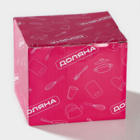 Сахарница фарфоровая с ложкой Доляна &laquo;Зелёный сад&raquo;, 320 мл, 10&times;9 см