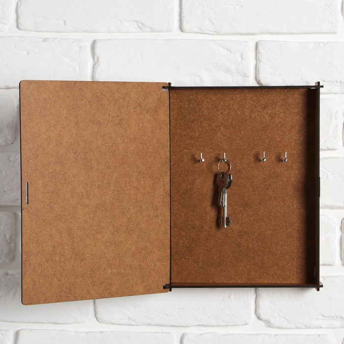 Ключница настенная - шкатулка &laquo;Правила дома&raquo;, 26 х 20 см.