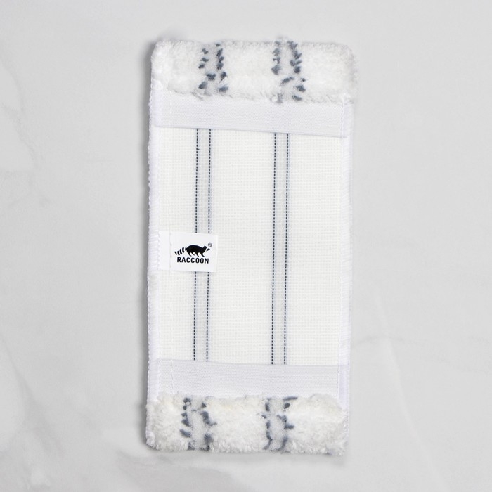 Сменная насадка для окномойки Raccoon, микрофибра, 21&times;10,5 см, цвет белый