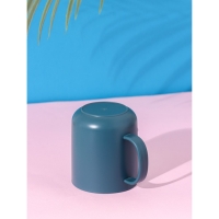 Кружка пластиковая Доляна &laquo;Дракончик&raquo;, 350 мл, цвет бирюзовый