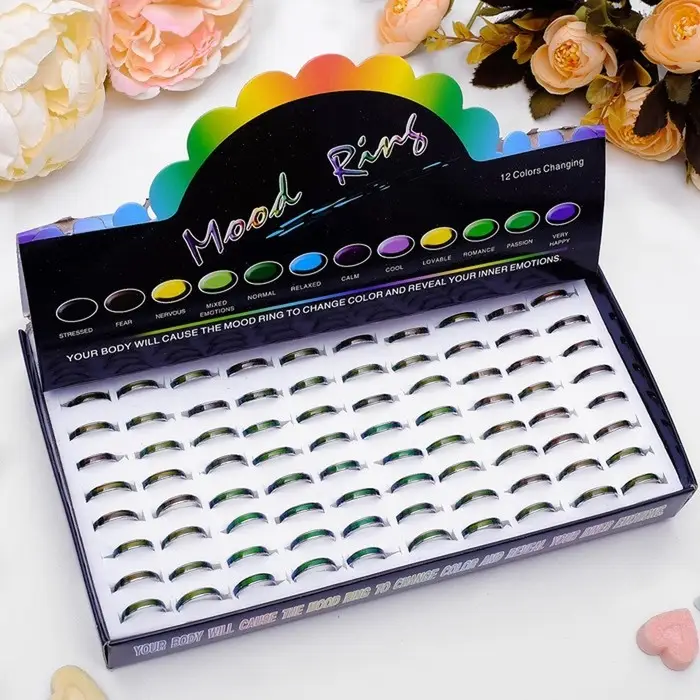 Кольцо Выбражулька &laquo;Настроение&raquo; хамелеон, 2.5 мм, размер МИКС