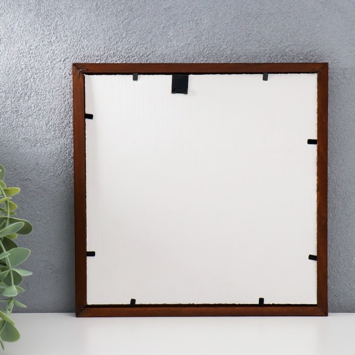 Фоторамка  дерево 20х20 см, орех