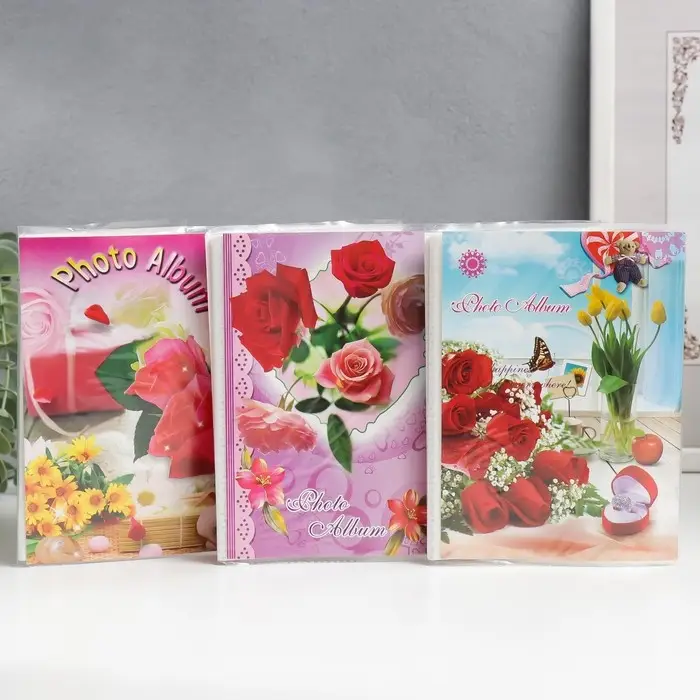 Фотоальбом на 36 фото 10&times;15 см &laquo;Ассорти&raquo;, 17&times;12&times;3 см, МИКС